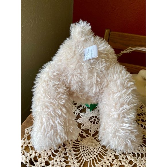 CRAYOLA BEAR Plush - 2015 - Green Embroidered Foot - Green Ribbon - 15" - Picture 6 of 10